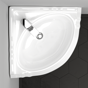 Yakima Vitreous China Corner Pedestal Sink