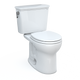 TOTO CST785CEFG#01 Drake Transitional Two-Piece Round 1.28 GPF Universal Height TORNADO FLUSH Toilet with CEFIONTECT, Cotton White