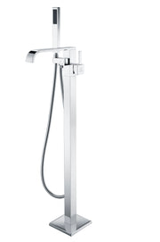 Anzzi Angel Series 2-Handle Freestanding Tub Faucet with Hand Shower in Polished Chrome