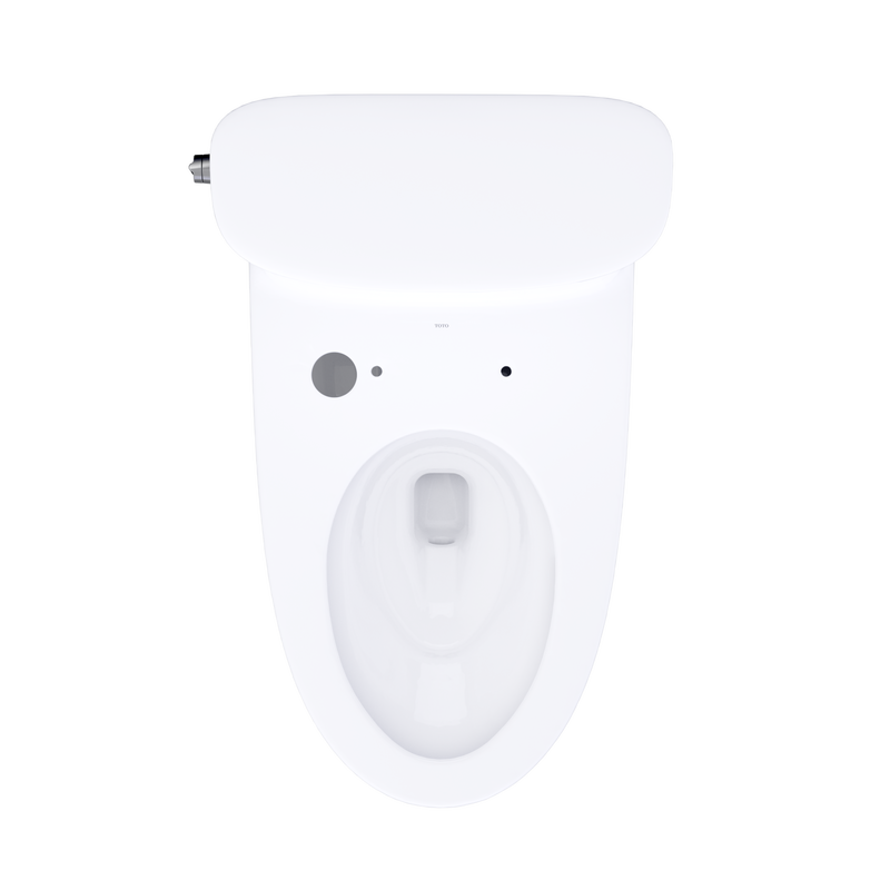 TOTO CST686CUFGAT40#01 Aurora 1G One-Piece Elongated 1.0 GPF WASHLET+ and Auto Flush Ready Universal Height Toilet with CEFIONTECT, Cotton White - view 8