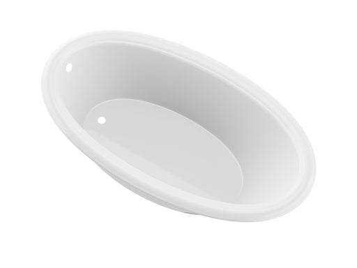 Atlantis Whirlpool 3660P Petite 36 x 60 Oval Soaking Bathtub with Reversible Drain in White