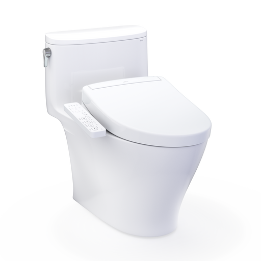 TOTO MW6423346CUFG#01 WASHLET+ Nexus 1G One-Piece Elongated 1.0 GPF Toilet and WASHLET S2 Bidet Seat, Cotton White