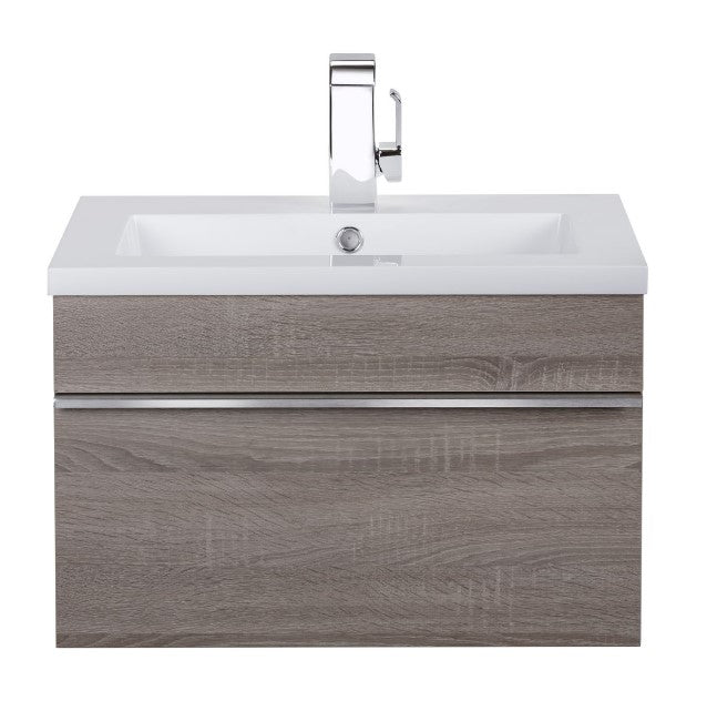 Cutler FV TR DORATO24 Trough 24" Wall Mount Modern Cultured Marble Top Bathroom Vanity - Dorato