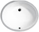 Anzzi Pegasus Series Ceramic Undermount Bathroom Sink Basin in White, 18.25 in.