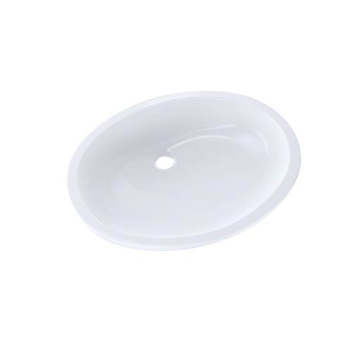 TOTO LT597G#01 Dantesca Oval Undermount Bathroom Sink with CEFIONTECT, Cotton White