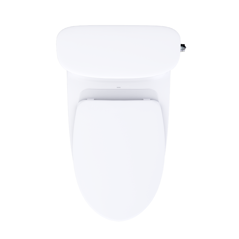 TOTO MS686124CUFRG#01 Aurora 1G One-Piece Elongated 1.0 GPF WASHLET+ and Auto Flush Ready Universal Height Toilet with Right-Hand Trip Lever, CEFIONTECT and SS124 SoftClose Seat, Cotton White - view 8