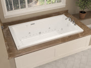 Atlantis Whirlpool 3060VNDRX Venetian  30 x 60in. Air and Whirlpool Jetted Bathtub in White with Reversible Drain lifestyle