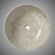 Zansa Marble Vessel Sink - Cream