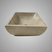 Zapa Polished Marble Vessel Sink - Cream