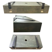 Zedden Cast Concrete Wall-Mount Sink - Copper Green