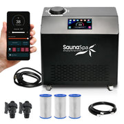 K-Plunge Gale Cold Plunge Chiller and Heater in Black