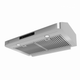 Anzzi 30 in. 600 CFM 4-Speed Stainless Steel Under Cabinet Convertible Range Hood with LED Lamp