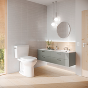 TOTO CST776CEFG#01 Drake Two-Piece Elongated 1.28 GPF Universal Height TORNADO FLUSH Toilet with CEFIONTECT, Cotton White - view 8